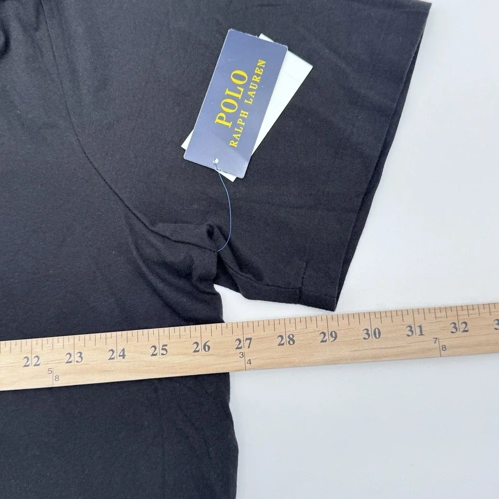 Polo Ralph Lauren Print Shop Black Mens 2XLT  Graphic Logo,Big & Tall, Cotton